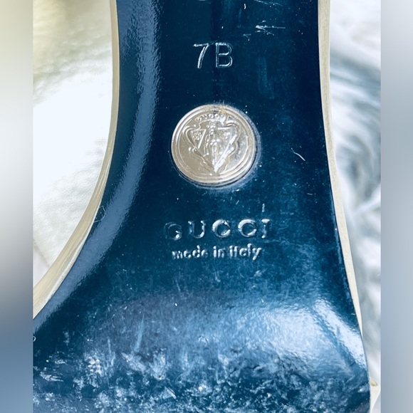 Gucci gold heels size 7 - Picture 6 of 9